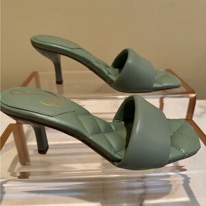 Sam Edelman green slides